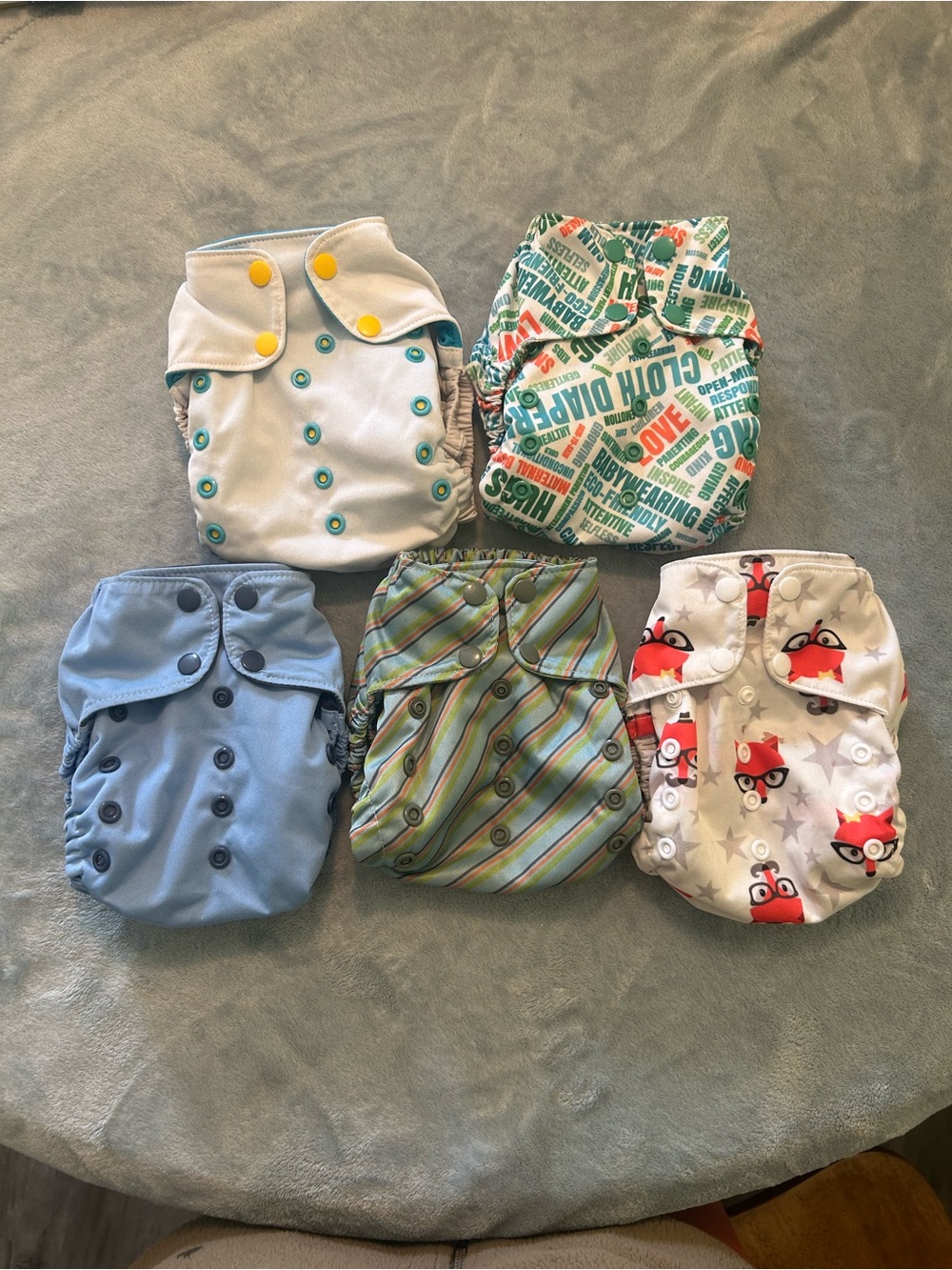 Smart Bottoms Cloth Diaper Cover bundle of 5